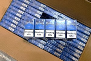 Per pusmetį konfiskuota 805 tūkst. oru iš Baltarusijos gabentų kontrabandinių cigarečių pakelių