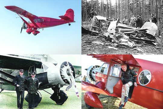 Įsigijęs tokį pat lėktuvą, kuriuo skrido S. Darius ir S. Girėnas, simboliškai baigė legendinę kelionę