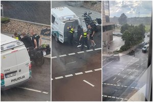 Fiksuoja skaitytojai: per liūtį KET pažeidusį motociklininką Vilniaus pareigūnai sučiupo už pakarpos