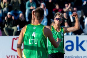 Ispanų lyderius palaužęs lietuvių duetas išvedė rinktinę į „Tautų taurės“ ketvirtfinalį