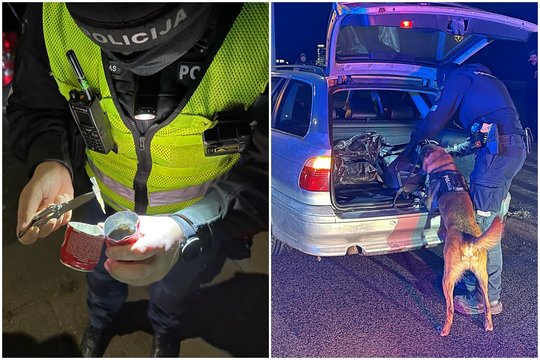Policijos naktis Neringoje: per 3,5 valandos su narkotikais įkliuvo penki jauni vyrai