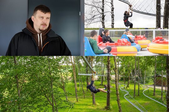 Anykštėno siūloma pramoga tokia Lietuvoje vienintelė – visam smagumui pajusti svarbu, kad nebūtumėt per lengvi