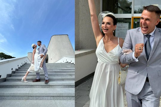 Jurga Anusauskienė oficialiai ištekėjo už Nerijaus Vernicko