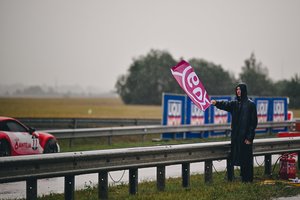 Lenktynių Palangoje metu sužeistas žmogus išvežtas į ligoninę