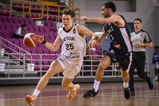 Laukia kova dėl aukso: Lietuvos U20 rinktinė pusfinalyje susitvarkė su prancūzais