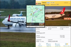 Iš Stambulo į Maskvą skridę lėktuvai – apgręžti Lietuvoje: paaiškino, kodėl