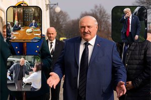 Sandoryje su A. Lukašenka – gudri D. Trumpo taktika: prireikė ir poros stikliukų degtinės