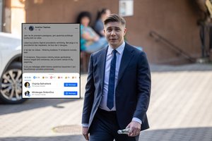 Po dar vieno dūrio G. Paluckui – iškalbingas M. Sinkevičiaus žingsnis feisbuke