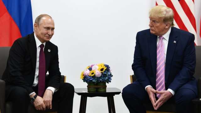 Užsiminė apie V. Putino ir D. Trumpo susitikimą: įvyktų vienu atveju