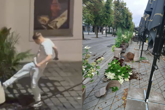 Per vieną naktį Kauno centre suniokotas dviejų kavinių turtas