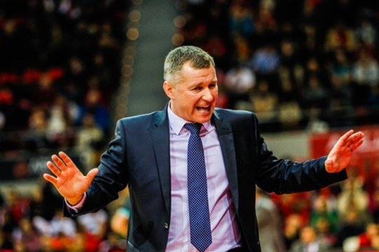 T. Rinkevičius stoja prie „Gargždų“ komandos vairo