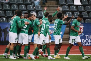 Didžiąją laiko dalį mažumoje žaidęs „Kauno Žalgiris“ iškovojo užtikrintą pergalę