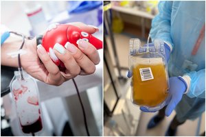 Iš lietuvių kraujo donorų paaukotos plazmos pagaminti vaistai gelbsti gyvybes