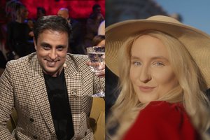 Radžis pasirodė su žavia šviesiaplauke: pasakė, kas juodu sieja