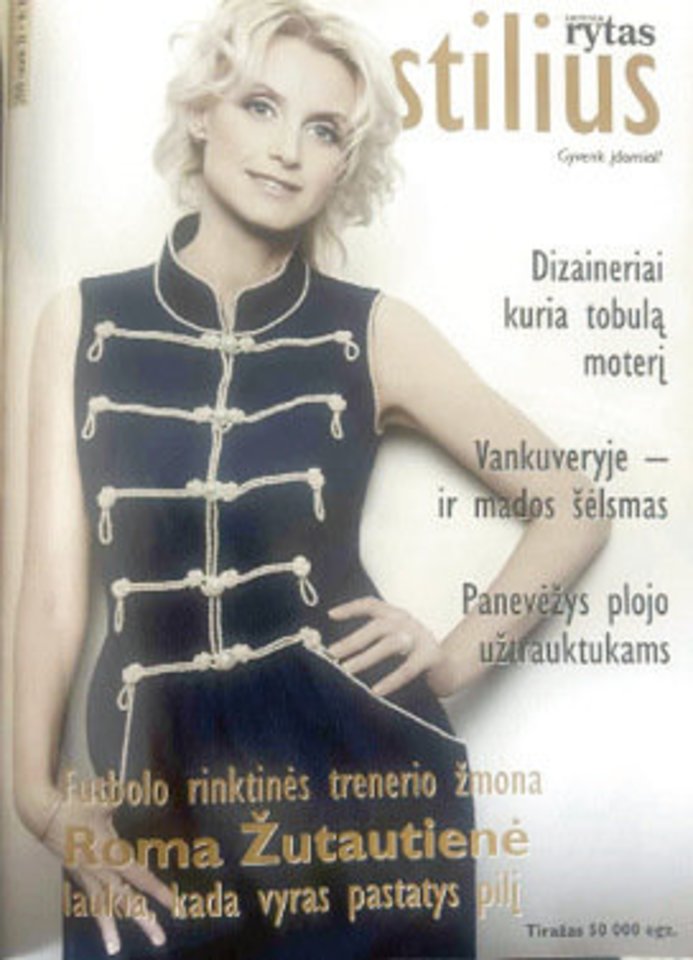 Roma Žutautienė.<br>Žurnalo „Stilius“ archyvo nuotr.