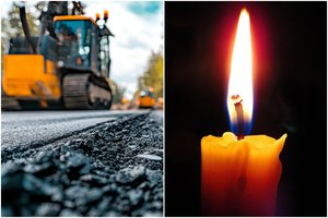 Kraupi nelaimė statybų aikštelėje: 19-metis palaidotas po įkaitusio asfalto danga