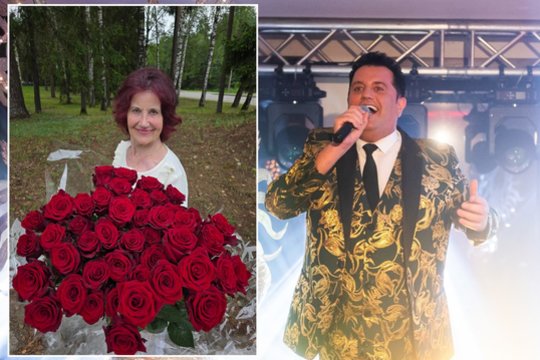 Rytis Cicinas paviešino mamos nuotrauką: jos rankose – sūnaus dovanota įspūdinga puokštė