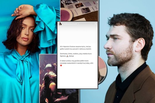 K. Meschino pranešė apie skyrybas su K. Cicėnu: „Dominykai, Greta, sveikinu, jūsų maldos išgirstos“