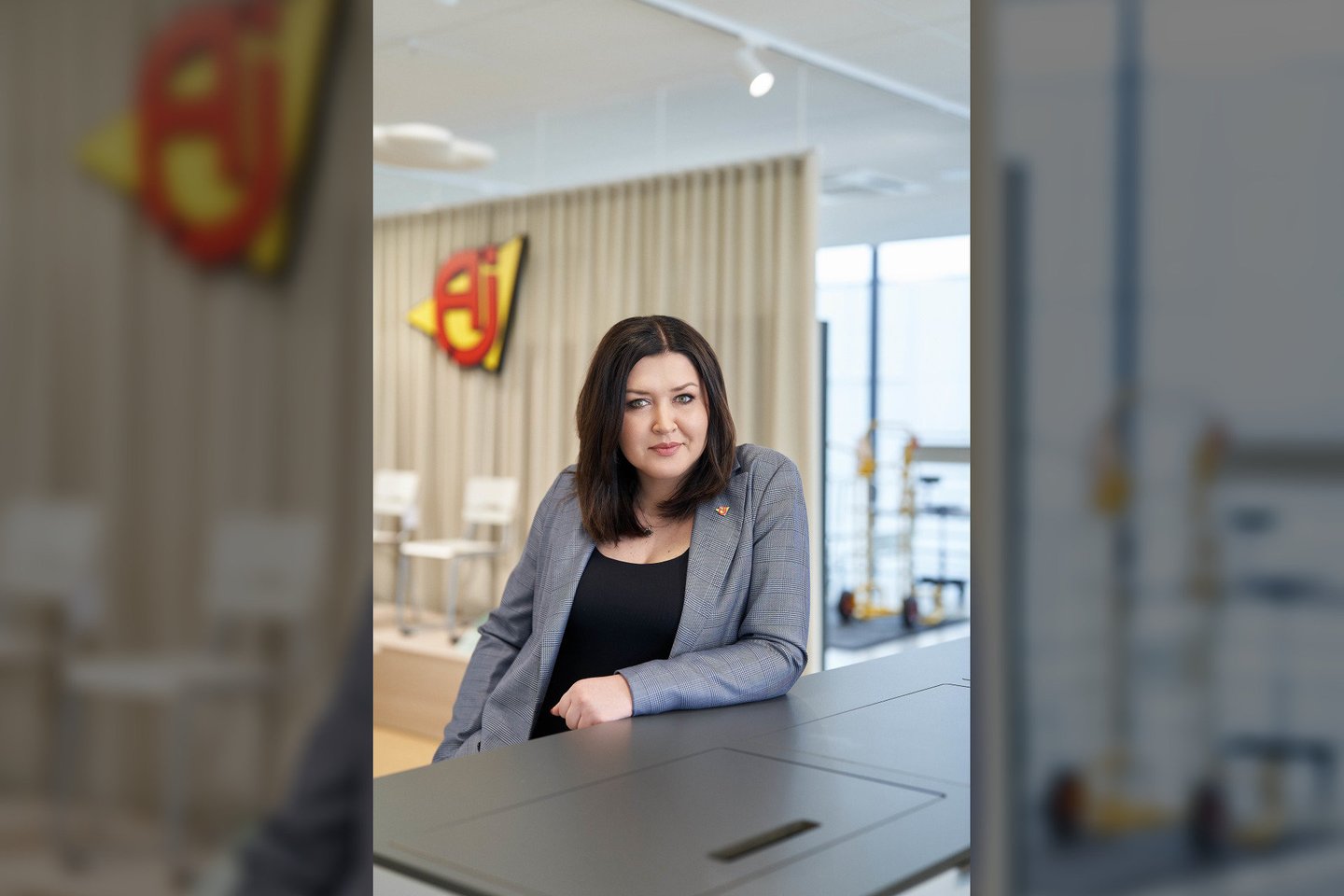 Švedų ergonomiškų baldų gamintojos, kompanijos „AJ Produktai“ generalinė direktorė Eglė Gasiūnienė.