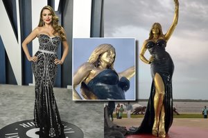 Atidengus milžinišką Sofios Vergaros statulą – gerbėjų pasipiktinimas