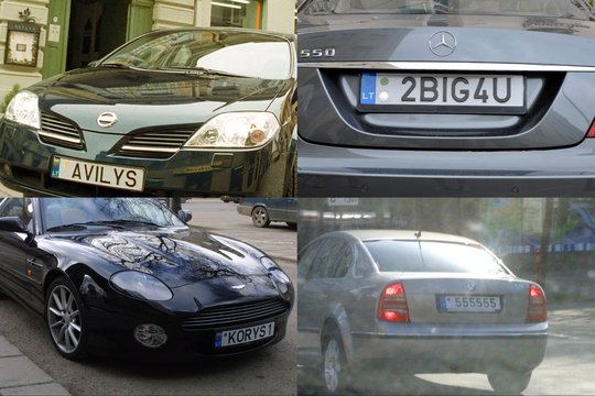 Naujovė kėlė sensaciją: automobilių numeriai kainavo kaip geros atostogos