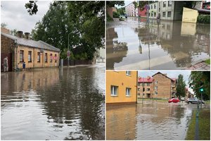 Kaimynams – galingas stichijos smūgis: sinoptikai įspėja ir Lietuvą dėl smarkių liūčių su perkūnija