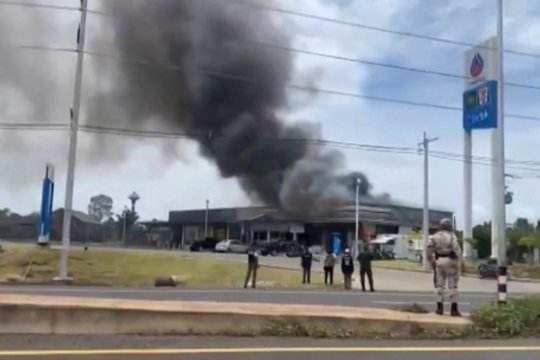 Įtampa Pietryčių Azijoje: užfiksuoti mūšiai Tailando ir Kambodžos pasienyje