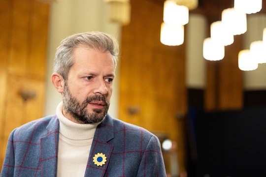 A. Tapinas sureagavo į G. Palucko žodžius: „Ar tai dar gali ką nors veikti?“
