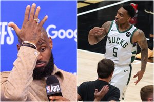 Rimti buvusio NBA čempiono kaltinimai L. Jamesui: „Jis vartojo steroidus“