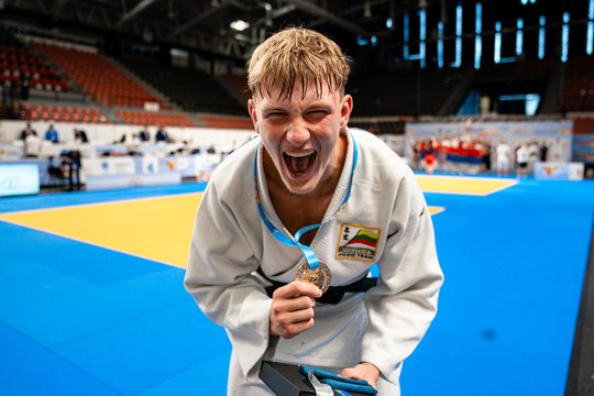 Europos jaunimo olimpiniame festivalyje – Lietuvos dziudo kovotojo triumfas