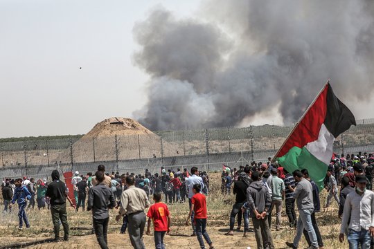 Palestiniečiai sveikina E. Macrono žingnį: ragina pasaulį pritarti