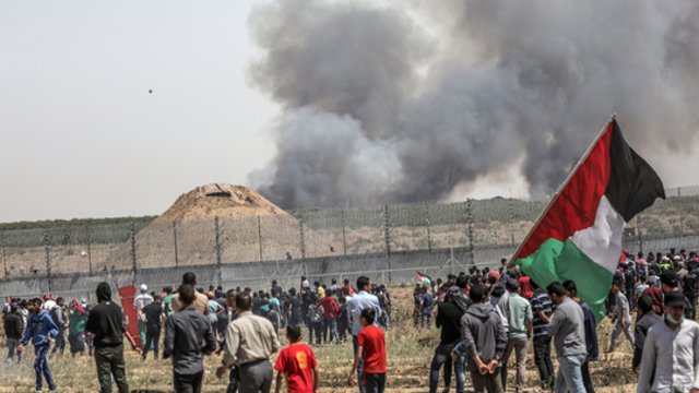 Palestiniečiai sveikina E. Macrono žingnį: ragina pasaulį pritarti
