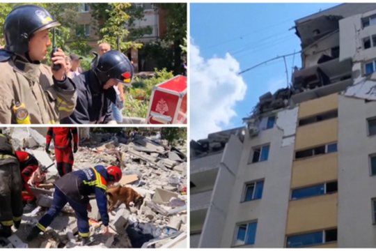 Rusijoje – galingas dujų sprogimas daugiaaukštyje: užfiksavo žalą