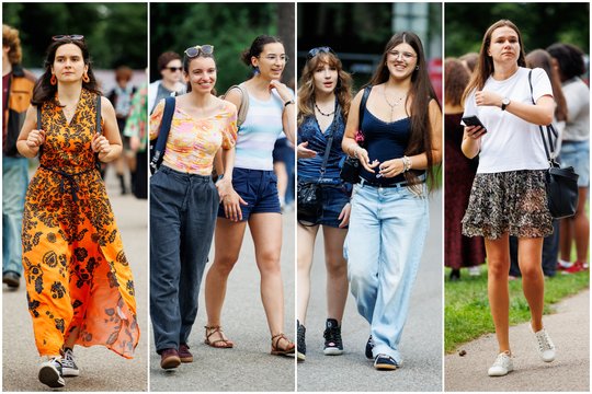 Į Vilniaus gimtadienį Vingio parkę plūdo išsipuošusios stileivos: demonstravo ryškų stilių