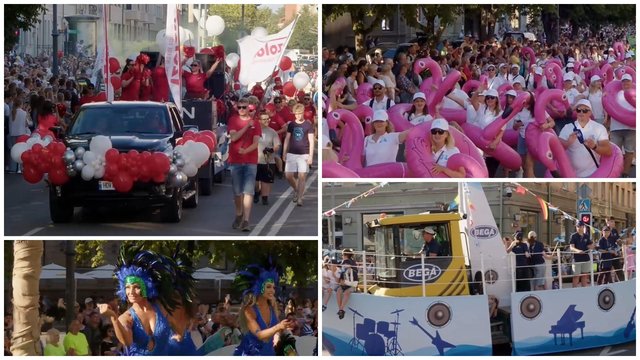 Jūros šventės akimirkos: uostamiesčio gatves užliejo tradicinė festivalio eisena