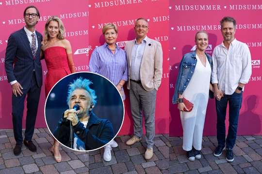 „Midsummer Vilnius“ festivalį uždarė A. Mamontovas su orkestru: romantiškame vakare – žinomi žmonės