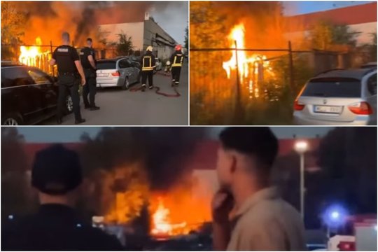 Kaune aviacijos šventės metu šalia aerodromo kilo gaisras