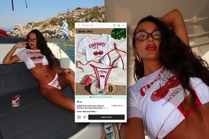 Ką tik išsiskyrusi K. Meschino demonstravo kraują kaitinantį įvaizdį: nepatikėsite, kiek jis kainavo