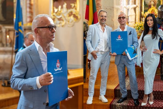 Kastyčio Kerbedžio gyvenime – svarbi diena: oficialiai įteisino bajoro titulą