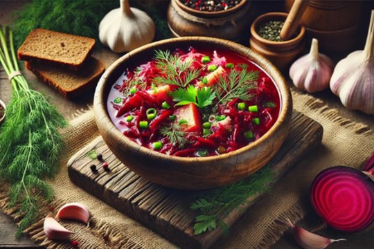 Ukrainietiški barščiai – gilus skonis ir namų jaukumas