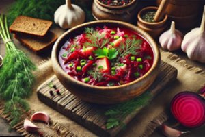 Ukrainietiški barščiai – gilus skonis ir namų jaukumas