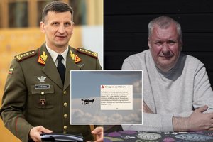 H. Mackevičius ironiškai sureagavo į kariuomenės vado versiją apie droną