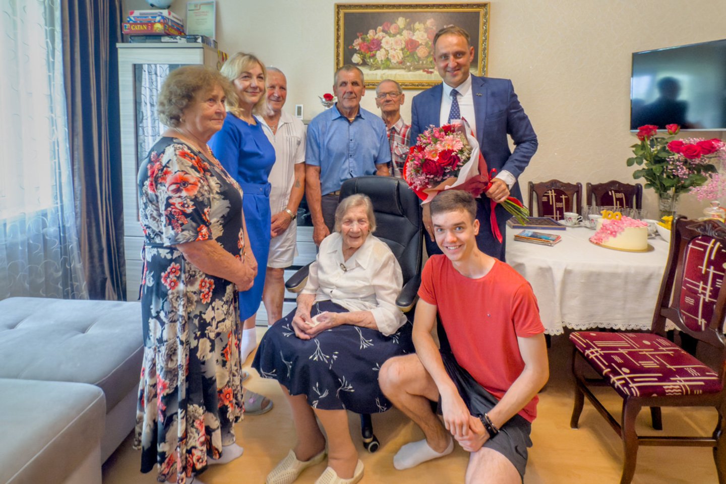 100-metės Veronikos gyvenime netrūko nei džiaugsmo, nei skausmo.<br>Alytaus miesto savivaldybės nuotr.