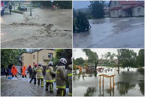 Dalį Lenkijos talžo stiprios liūtys: įspėja – situacija ypač įtempta, meteorologai to seniai nematė
