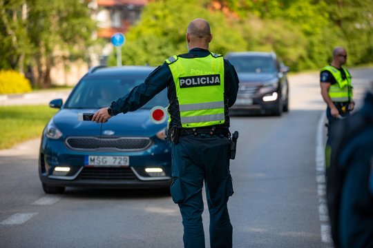 Neringoje įkliuvo be vairuotojo pažymėjimo važinėjęs vyriškis