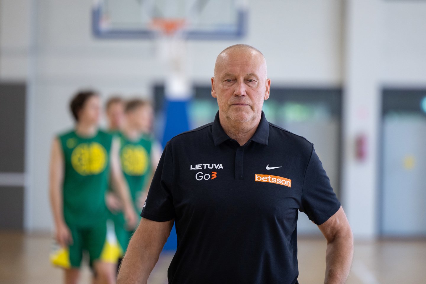 Lietuvos rinktinės treneris Rimas Kurtinaitis.<br>ELTA/J.Kalinsko nuotr.