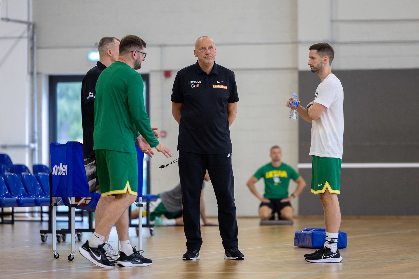 Lietuvos rinktinės treneris Rimas Kurtinaitis.<br>ELTA/J.Kalinsko nuotr.
