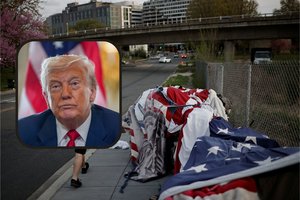 Naujas D. Trumpo taikinys – benamiai: „Mes juos pašalinsime“