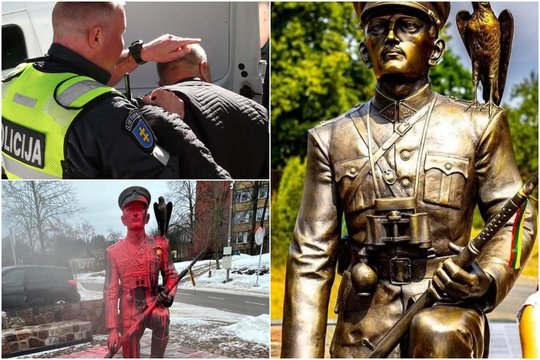 Paaiškėjo visų paminklo A. Ramanauskui-Vanagui niekintojų tapatybės: Estijos „vatnikams“ GRU mokėjo solidžias sumas