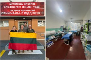 Iš Ukrainos grįžusi Lietuvos medikų grupė stažavosi prie pat fronto linijos